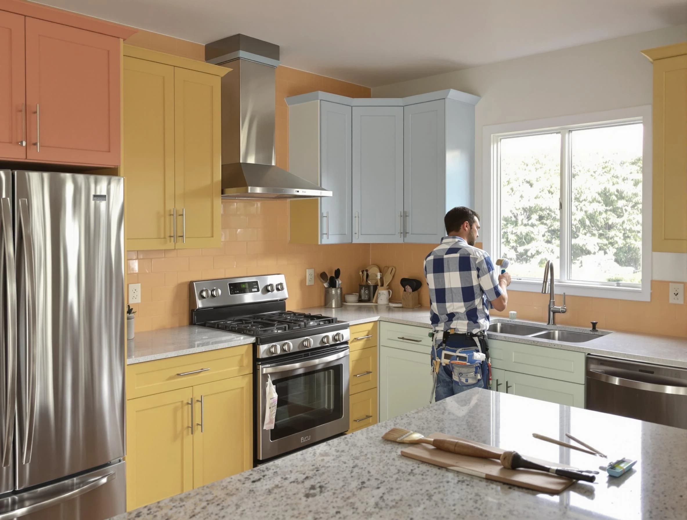 Kitchen and Cabinet Refinish in Shaker Heights